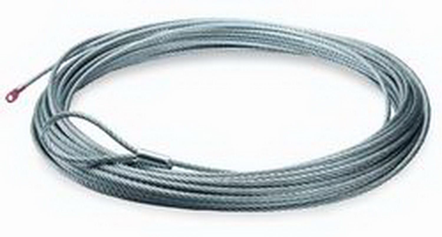 5/16 Diameter x 80 Length Steel Cable Wire Rope with Loop End and Terminal WARN 38310 Winch Accessory 